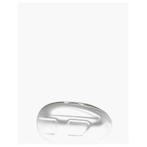 Diesel Oval Shaped Rigid 1-DR FOLD Clutch Bag with Embossed Oval D