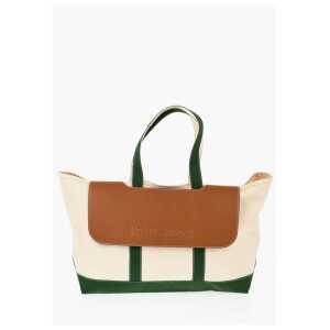 Palm Angels Canvas Tote Bag with Logoed Detail