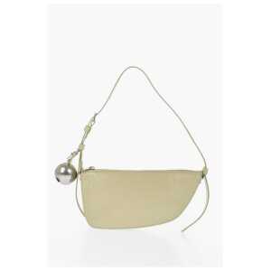 Burberry Patent Leather SHIELD SLING Shoulder Bag with Silver-Tone Ch