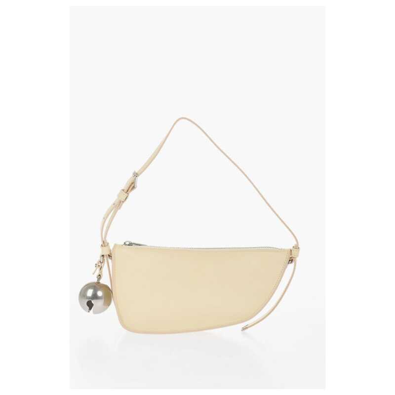 Burberry Leather SHIELD SLING Shoulder Bag with Silver-Tone Charm, theFeinheit
