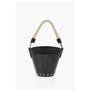 Maison Margiela MM11 Patent Letaher Bucket Bag with Removable Strap
