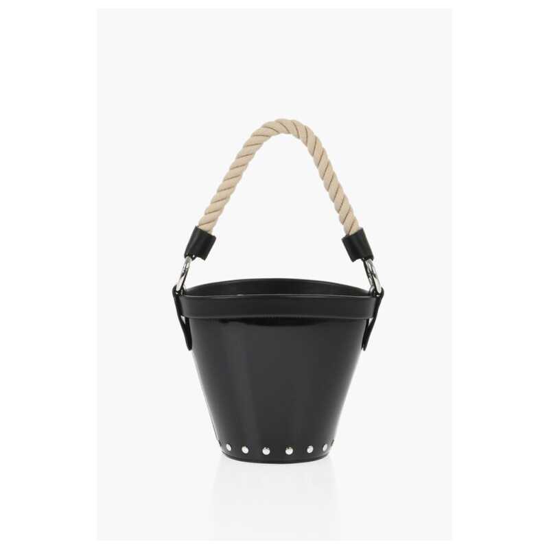 Maison Margiela MM11 Patent Letaher Bucket Bag with Removable Strap, theFeinheit