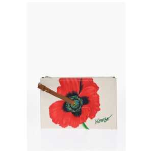 Kenzo Cotton Twill Pouch With Embroidery