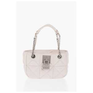 John Richmond Quilted Faux Leather LAZARO Shoulder Bag