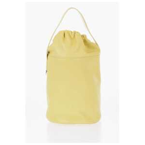 Jil Sander Leather Bucket Bag with Removable Shoulder Strap
