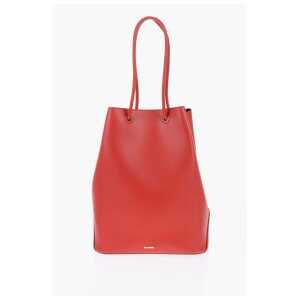 Jil Sander Leather Tote Bag with Card Shaped Inner Pockets