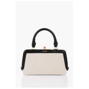 Jil Sander Canvas Minibag with Removable Shoulder Strap