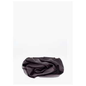 Burberry Leather ROSE Clutch with Pleated Detail
