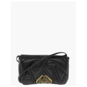 Alexander McQueen Quilted SEAL Bag with Removable Shoulder Strap