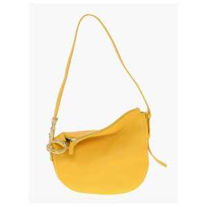 Burberry Textured Leather SM KNIGHT Shoulder Bag with Metal Details