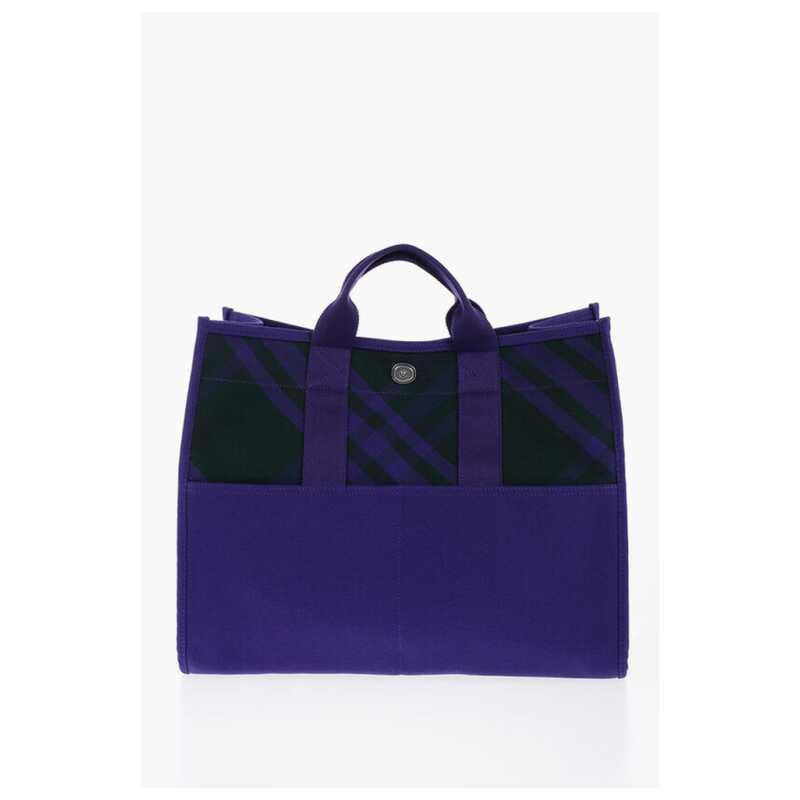 Burberry Checked Shopper Bag with Outer Pockets, theFeinheit