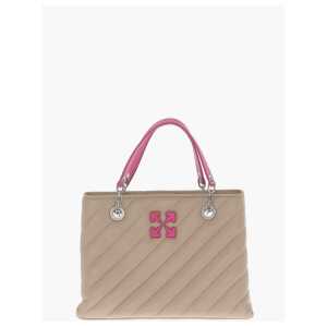 Off-White Quilted Leather JACKHAMMER Tote Bag with Contrasting Details
