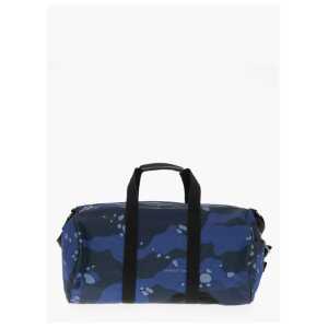 Off-White Camouflage Motif Travel Duffle Bag