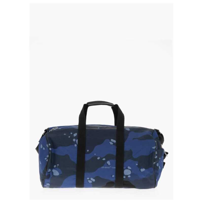 Off-White Camouflage Motif Travel Duffle Bag, theFeinheit