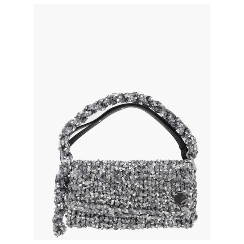 Jil Sander Knitted Shoulder Bag With Sequins, theFeinheit