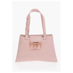 Moschino LOVE 3 Compartment Faux Leather Tote Bag