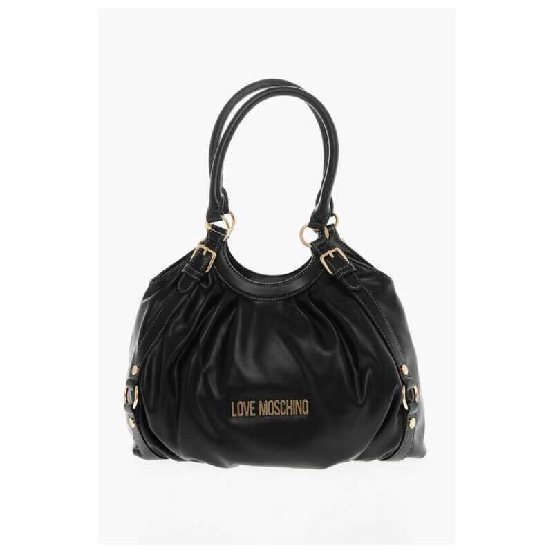 Moschino LOVE MOSCHINO Faux Leather Bucket Bag with Golden Details, theFeinheit