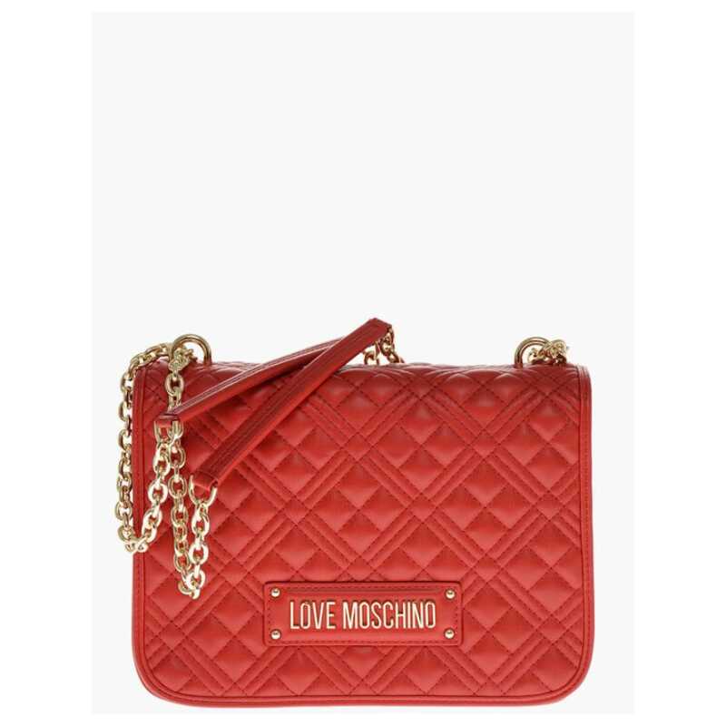 Moschino LOVE MOSCHINO Faux Leather Quilted Shoulder Bag with LM on t, theFeinheit