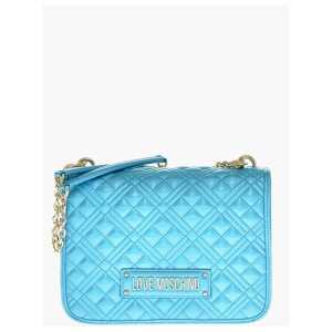 Moschino LOVE MOSCHINO Faux Leather Quilted Shoulder Bag Laminated Ef