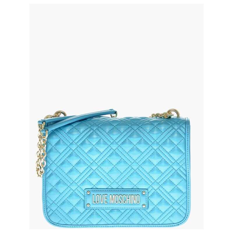 Moschino LOVE MOSCHINO Faux Leather Quilted Shoulder Bag Laminated Ef, theFeinheit