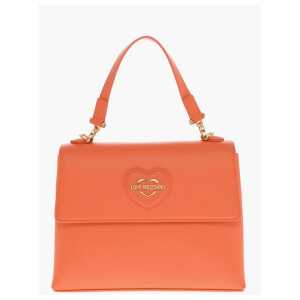 Moschino LOVE Saffiano Faux Leather Hande Bag with Removable Shoulder