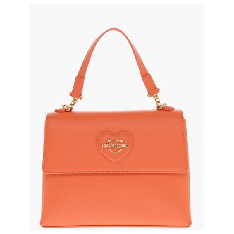 Moschino LOVE Saffiano Faux Leather Hande Bag with Removable Shoulder, theFeinheit