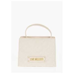Moschino LOVE Quilted Faux Leather Bag with Removable Shoulder Strap