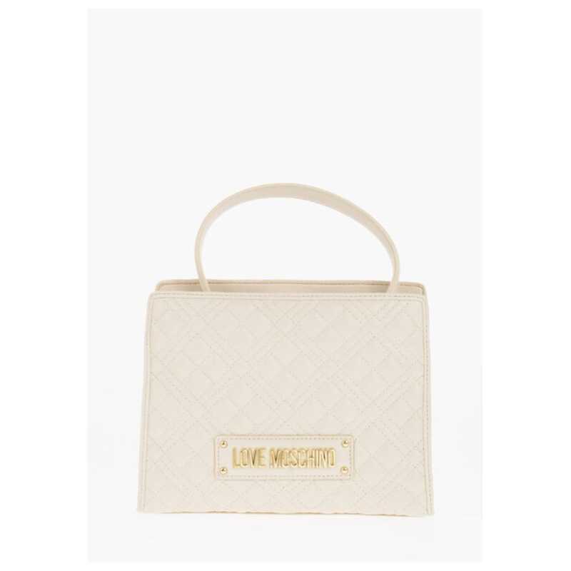 Moschino LOVE Quilted Faux Leather Bag with Removable Shoulder Strap, theFeinheit