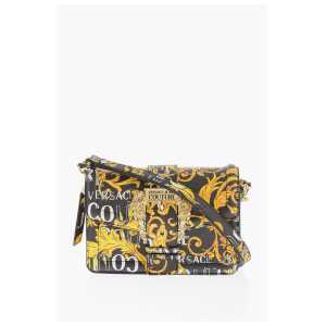 Versace JEANS COUTURE Saffiano Faux Leather Baroque Motif RANGE F wi