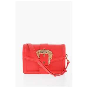 Versace JEANS COUTURE Faux Leather Shoulder Bag with Golden Buckle