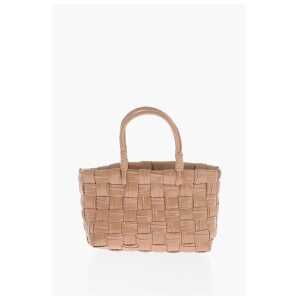 Dsquared² Glossy Handbag with Braided Design