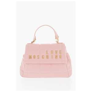 Moschino LOVE Quilted Faux Leather Bag with Golden Logo
