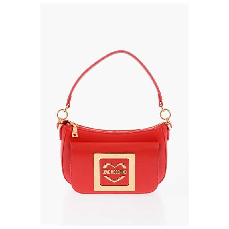 Moschino LOVE Faux Leather Bag with Removable Shoulder Strap and Meta, theFeinheit