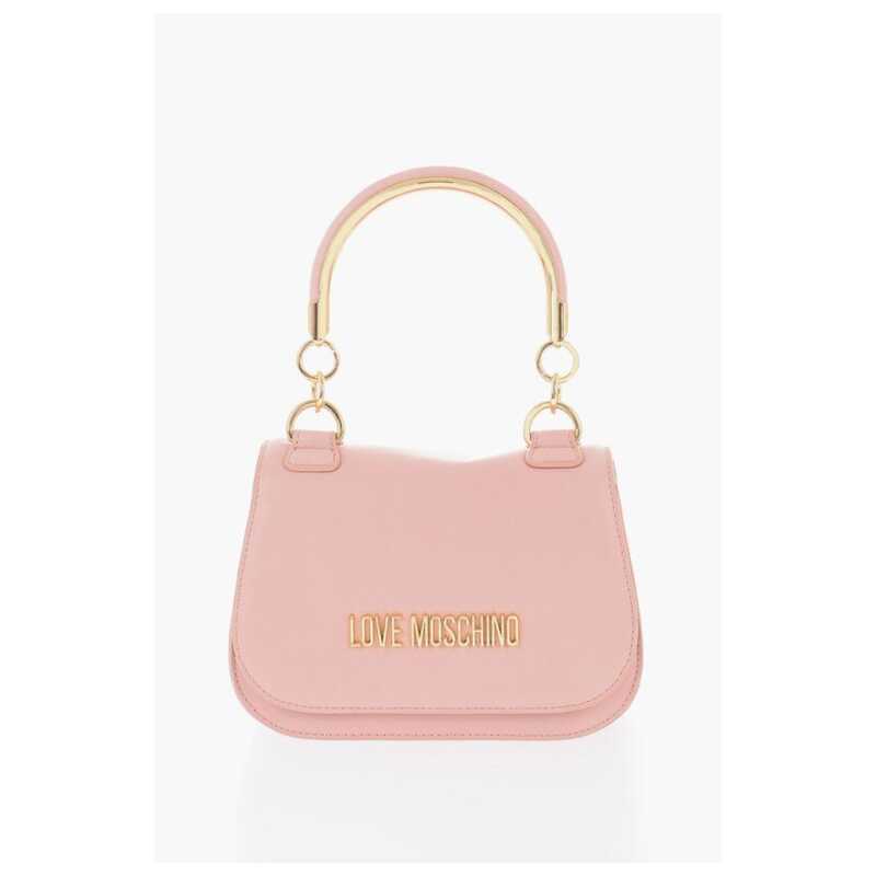 Moschino LOVE Faux Leather Handbag with Golden Handle and Removable S, theFeinheit