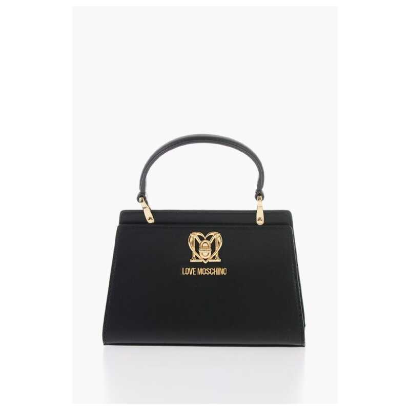 Moschino LOVE Solid Color Handbag with Removable Faux Fur Handle, theFeinheit