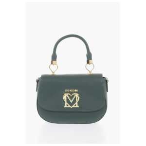 Moschino LOVE Faux Leather Handbag with Removable Shoulder Strap