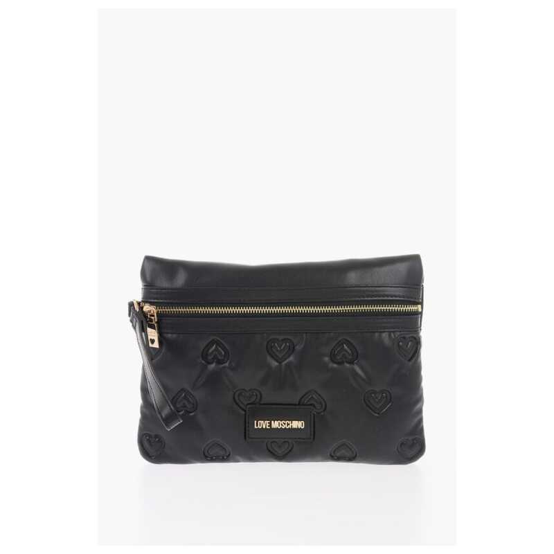 Moschino LOVE Hearts Embossed Faux Leather Handbag, theFeinheit