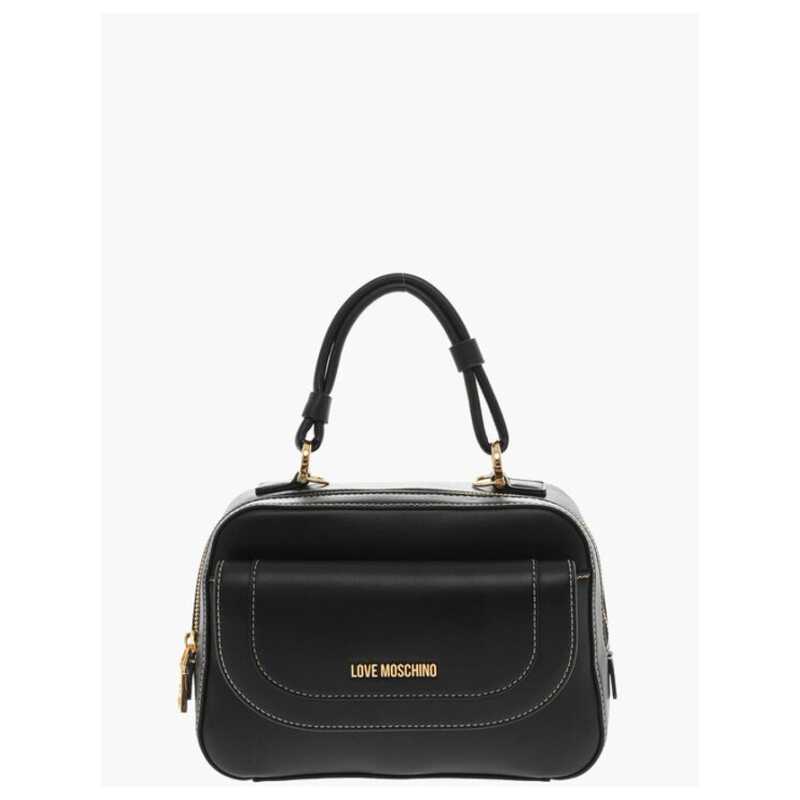 Moschino LOVE Faux Leather Handbag with Visible Stitching, theFeinheit