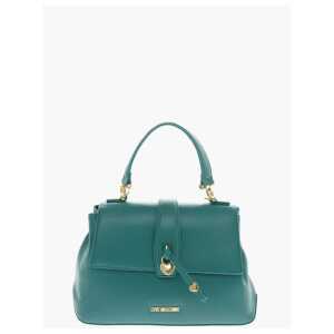 Moschino LOVE Faux Leather Handbag with Heart Shaped Charm