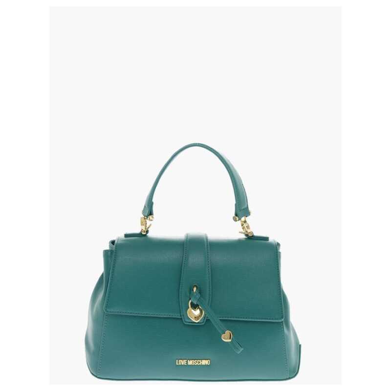 Moschino LOVE Faux Leather Handbag with Heart Shaped Charm, theFeinheit