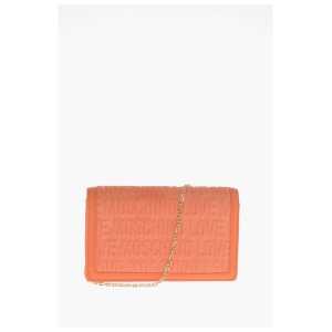 Moschino LOVE Terry-Cotton Shoulder Bag with Embossed Logo