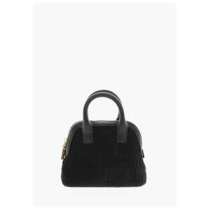 Moschino LOVE All Over Logo Embossed Terry Mini Bag