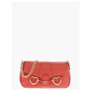 Moschino LOVE Faux Leather BIG HEARTBIT Shoulder Bag