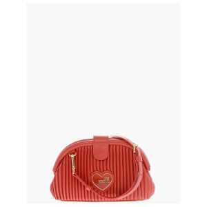 Moschino LOVE Pleated Faux Clutch with Removable Shoulder Strap