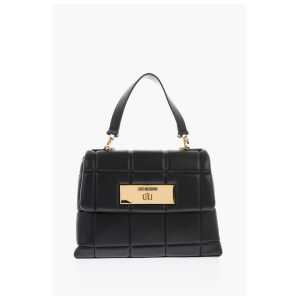 Moschino LOVE Faux Leather Padded Bag with Removable Shoulder Strap