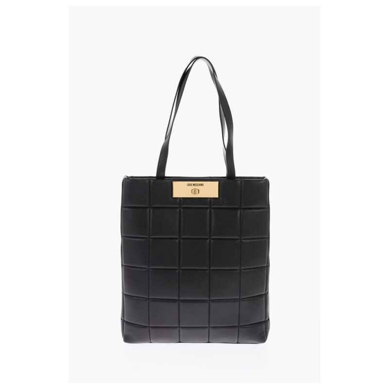 Moschino LOVE quilted faux leather shoulder bag, theFeinheit