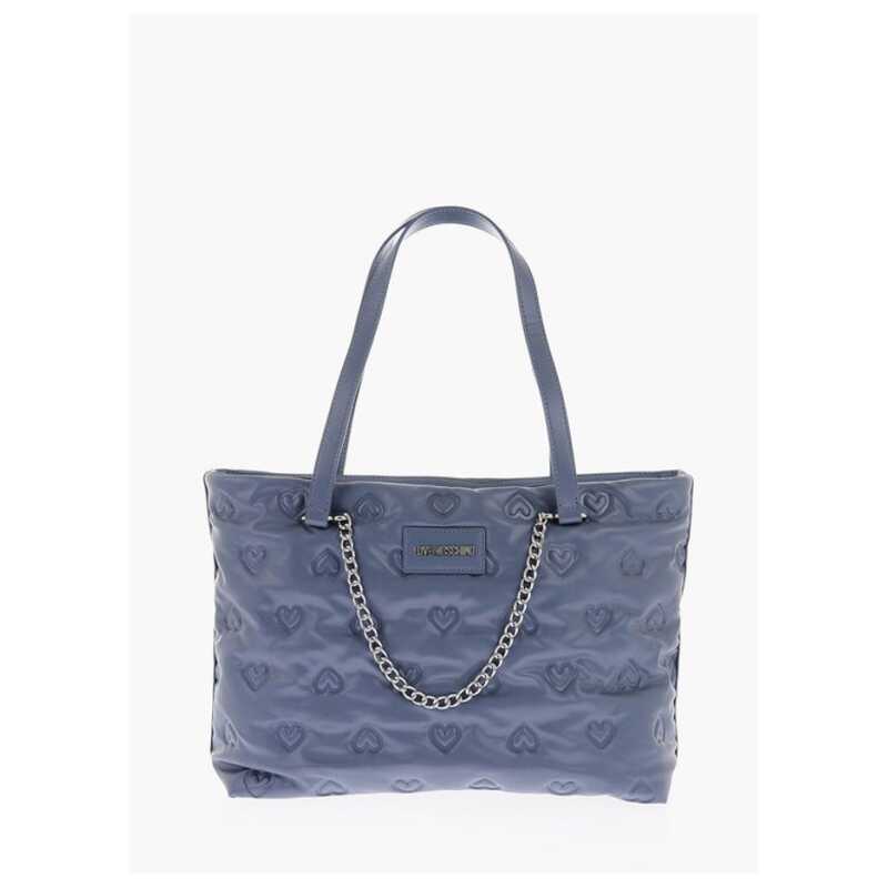 Moschino LOVE hearts embossed faux leather shoulder bag, theFeinheit