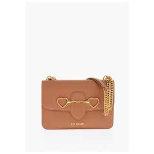 Moschino LOVE chain shoulder strap faux leather bag