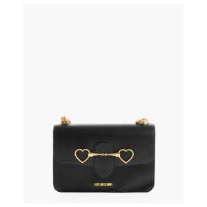 Moschino LOVE Chain and Clamp Shoulder Bag