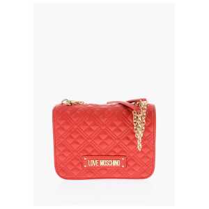 Moschino LOVE quilted faux leather shoulder bag
